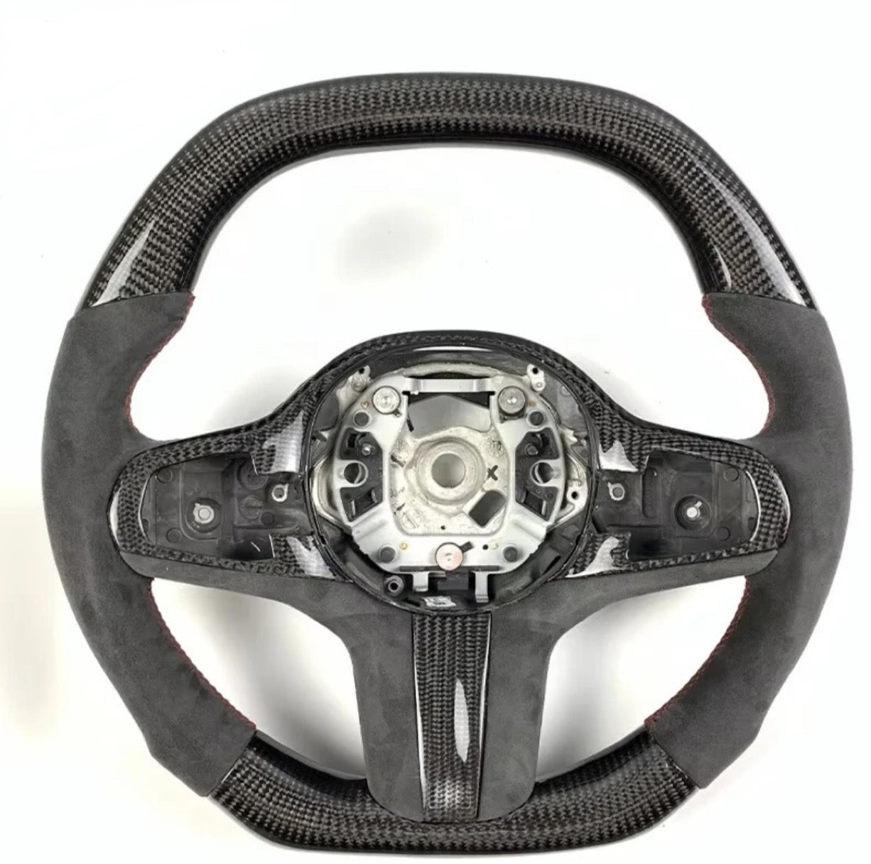 BMW Carbon Fiber Steering Wheel For G-CHASSIS G20 / G22 / G30 / G42 / G80 / G82 / G87 / G Series / BMW 2 Series 3 Series 4 Series 5 Series M2 M3 M4
