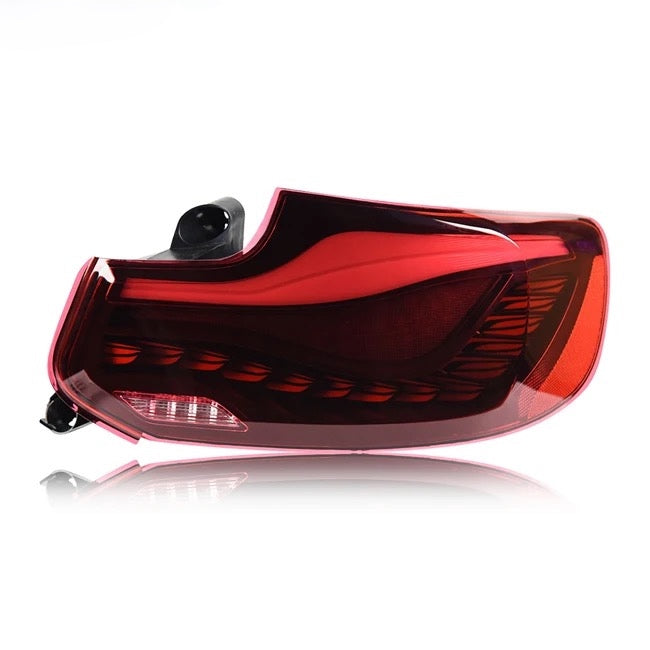 OAC Dragon Scale Tail Lights For BMW M2 & 2-Series F87/F22/F23 (Smoked/Red)
