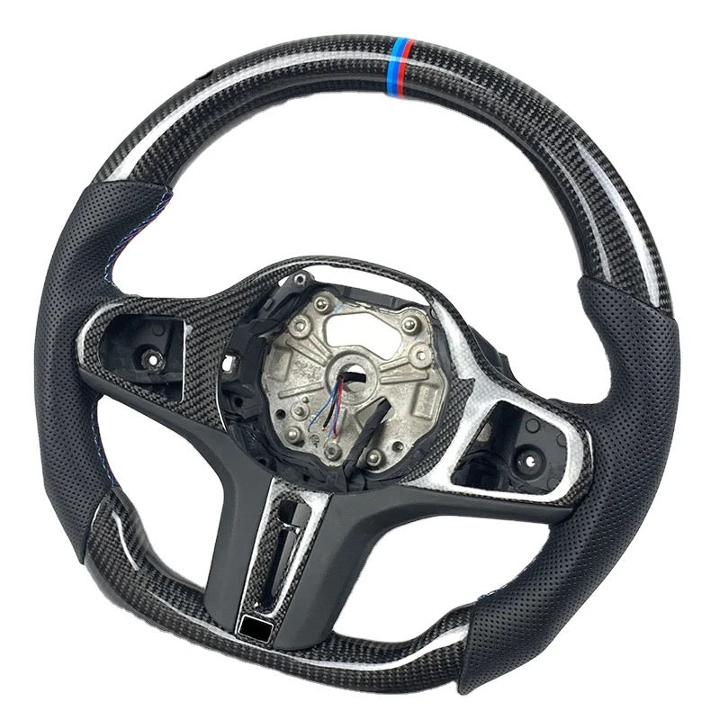 BMW Carbon Fiber Steering Wheel For G-CHASSIS G20 / G22 / G30 / G42 / G80 / G82 / G87 / G Series / BMW 2 Series 3 Series 4 Series 5 Series M2 M3 M4