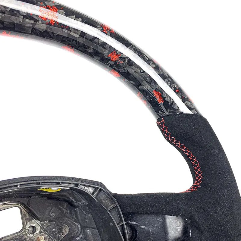 Audi A/S/Q Pre-Facelift Carbon Fiber Steering Wheel (Customizable) 2005-2011