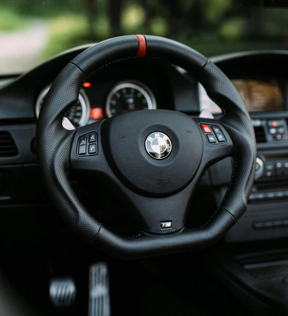 BMW E-Chassis E60 E90 E46 Carbon Fiber Steering Wheel (Customizable)