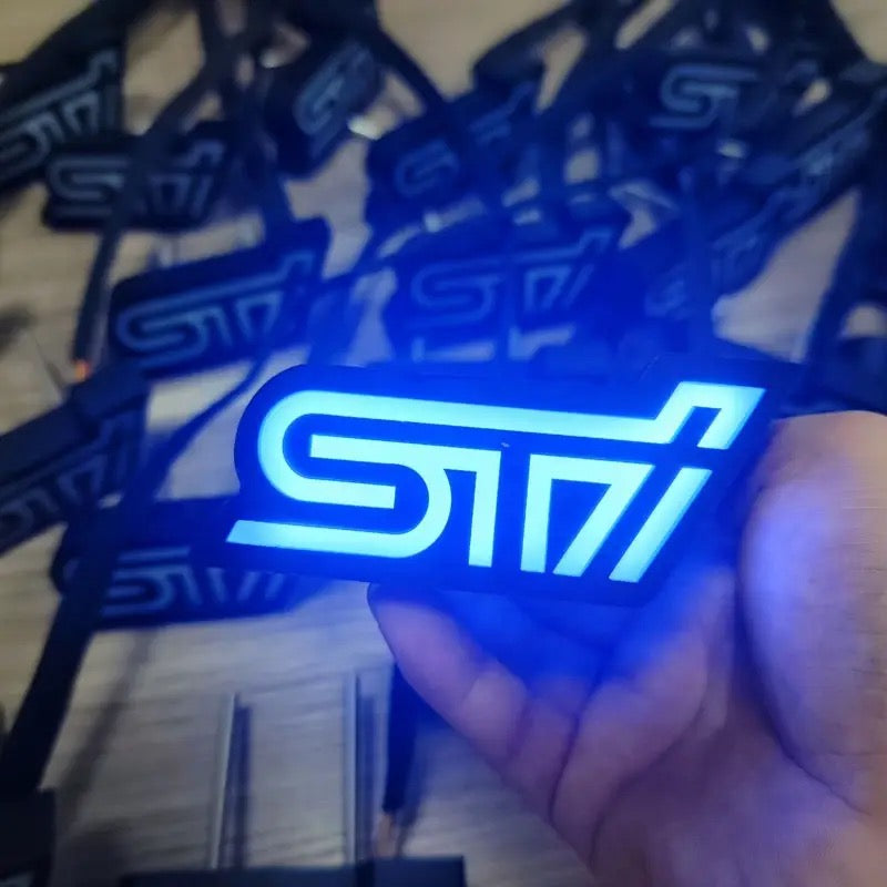 OAC Subaru “STI” Badge With Flow/Dynamic RGB MultiColor Function (App/Remote Controlled)