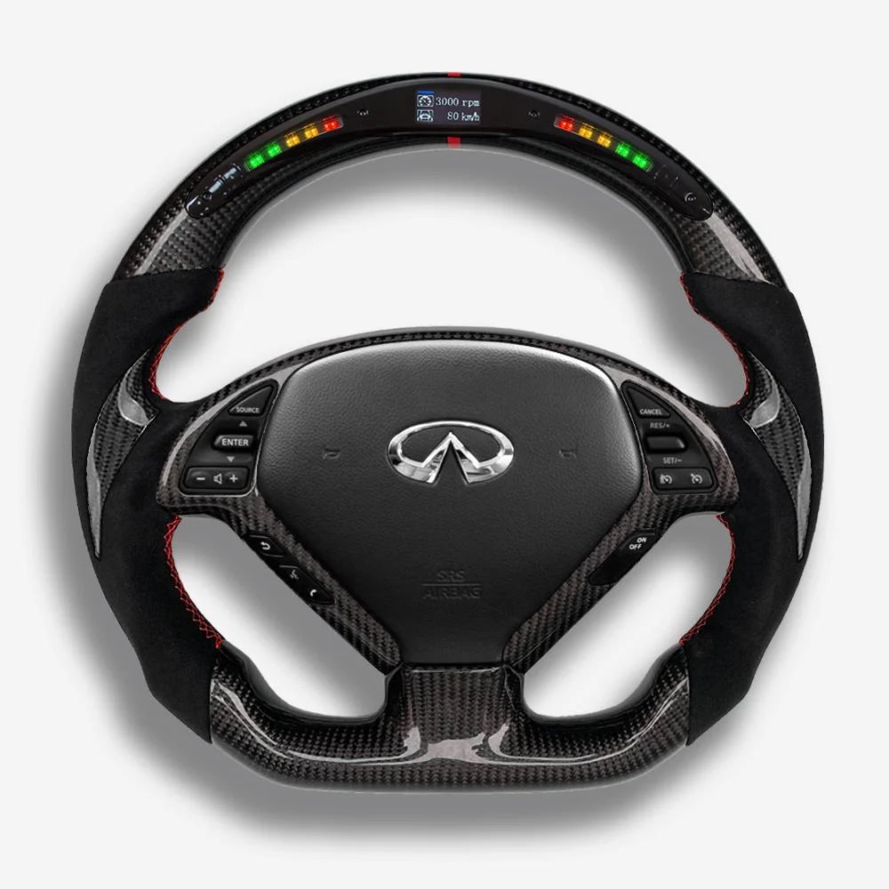Infiniti G25/G35/G37 Carbon Fiber Steering Wheel (Customizable)