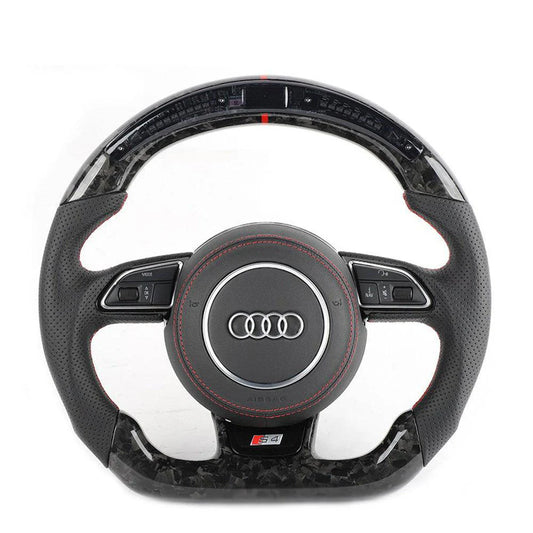 Audi A/S/RS 1st Gen Carbon Fiber Steering Wheel (Customizable)