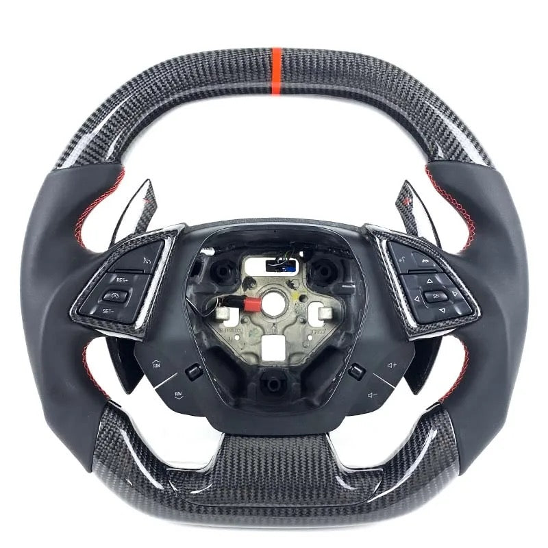 2016-2024 Chevrolet Camaro/ZL1 SS RS Carbon Fiber Steering Wheel (Customizable)