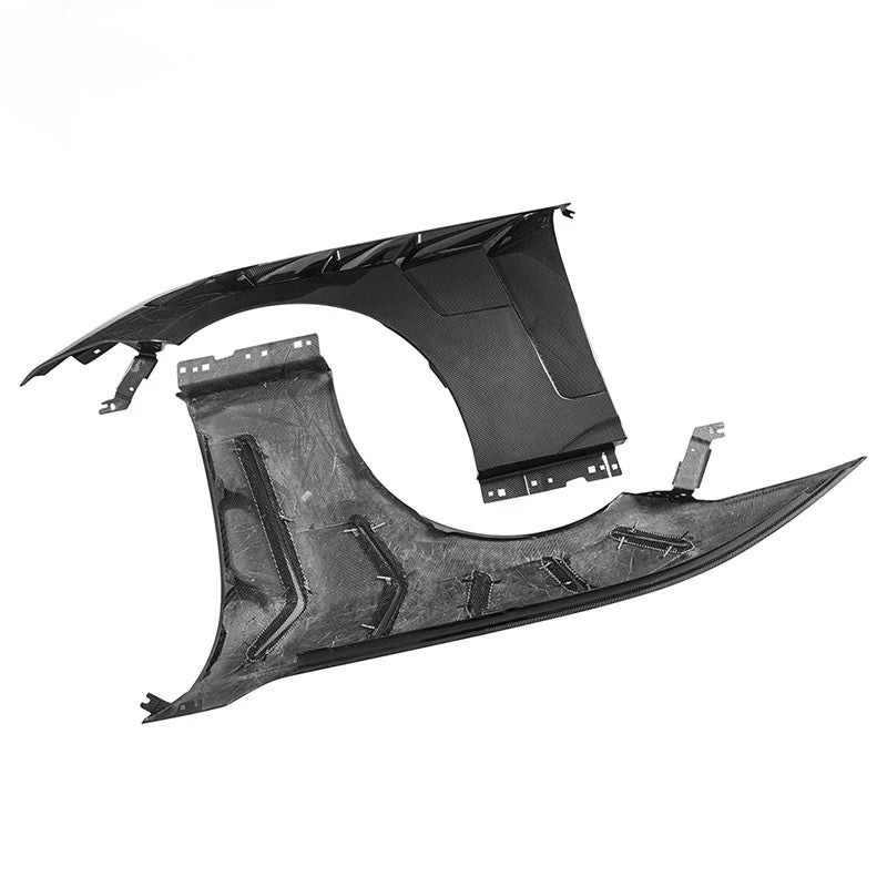 OAC “GTD” Style Carbon Fiber Front Fenders For Ford Mustang 2024+