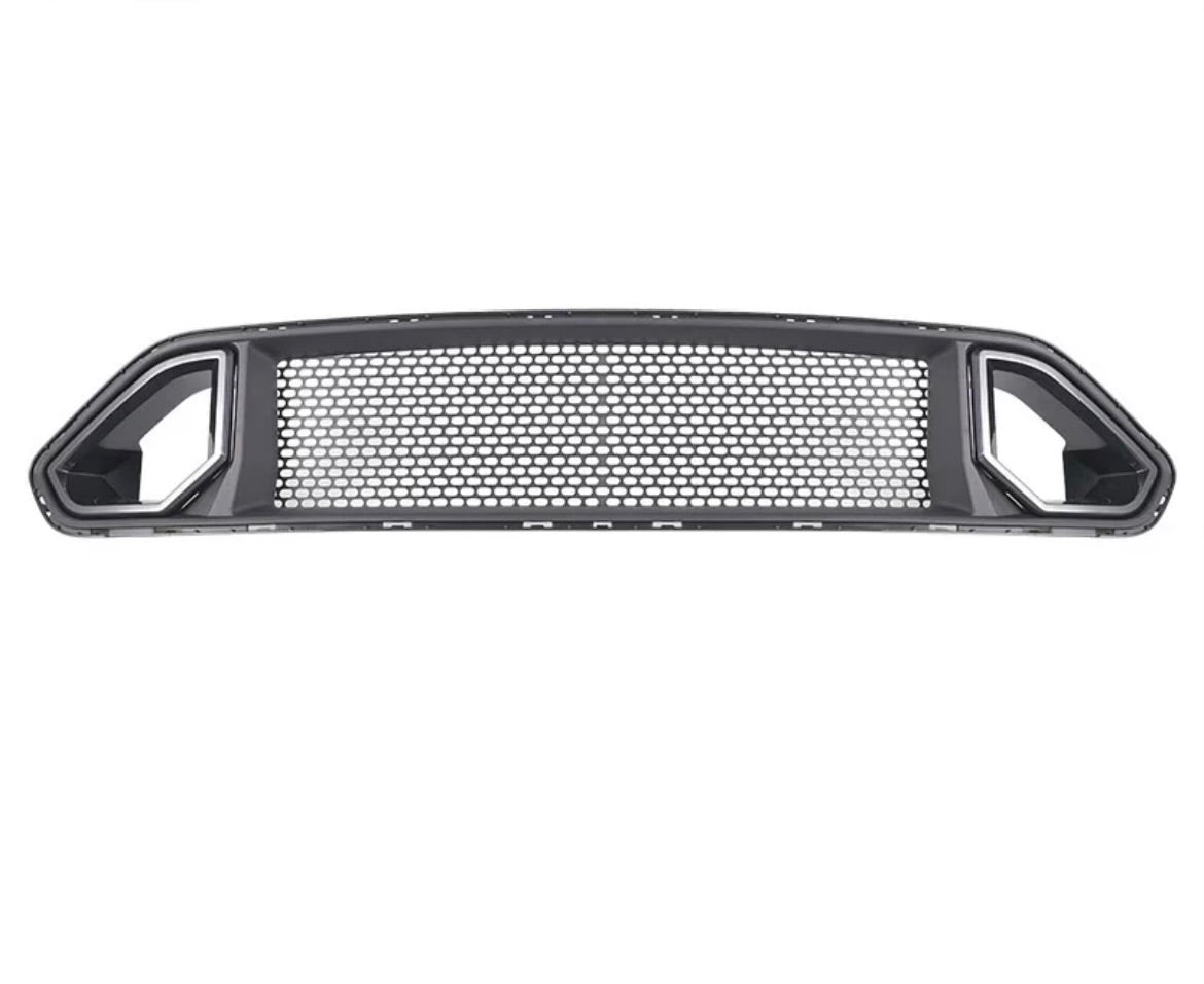 18-23' Ford Mustang OAC Style Front Grille (Black/Carbon Fiber)