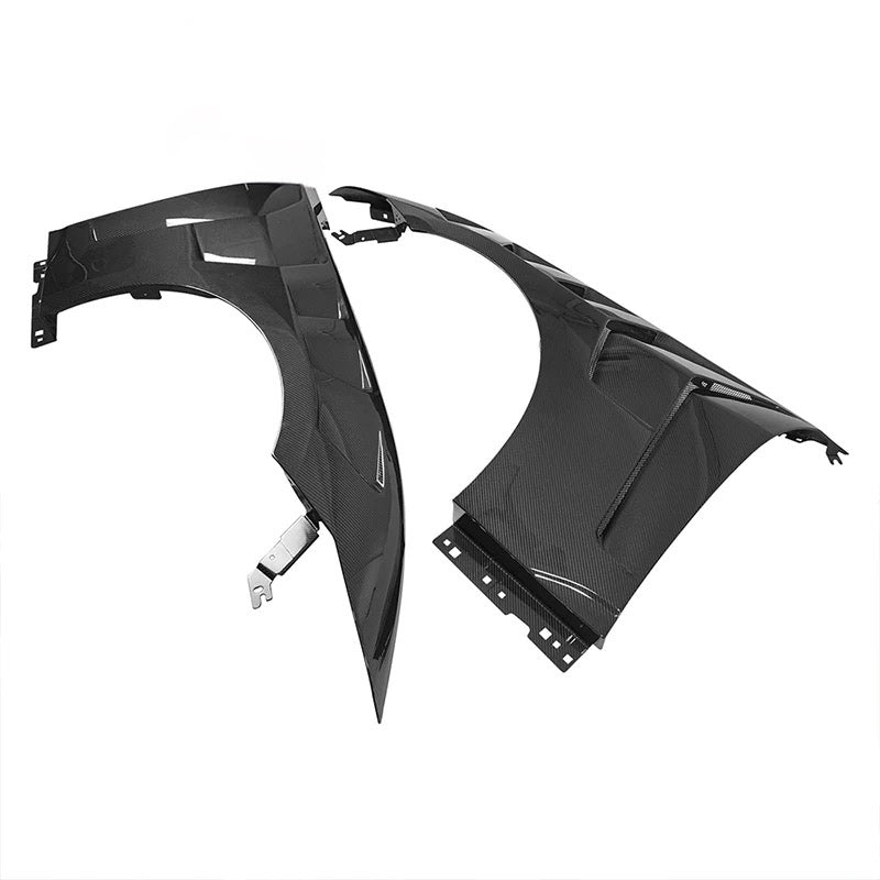 OAC “GTD” Style Carbon Fiber Front Fenders For Ford Mustang 2024+