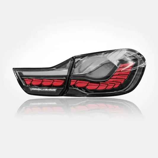 OAC Dragon Scale Rear Tail Lights For BMW M4 & 4-Series F82/F83/F32/F33/F36 (Smoked/Red)