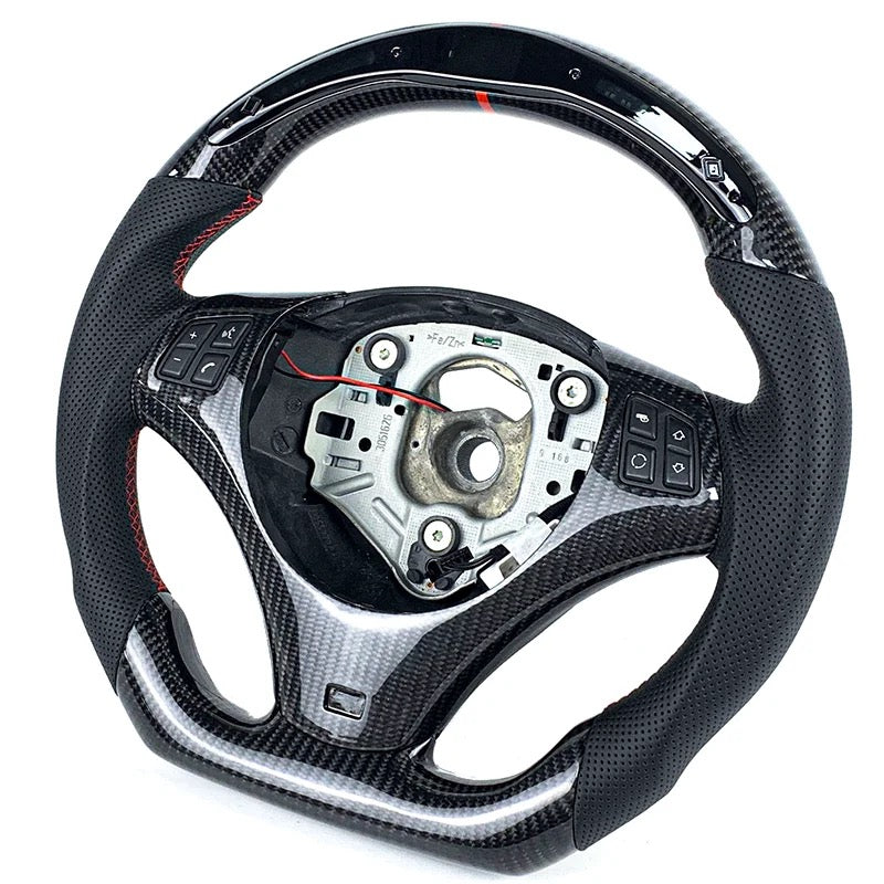 BMW E-Chassis E60 E90 E46 Carbon Fiber Steering Wheel (Customizable)