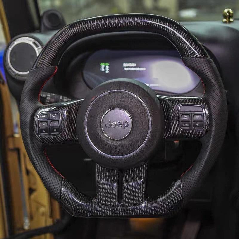 2011-2013 Jeep Grand Cherokee SRT8 Carbon Fiber Steering Wheel (Customizable)