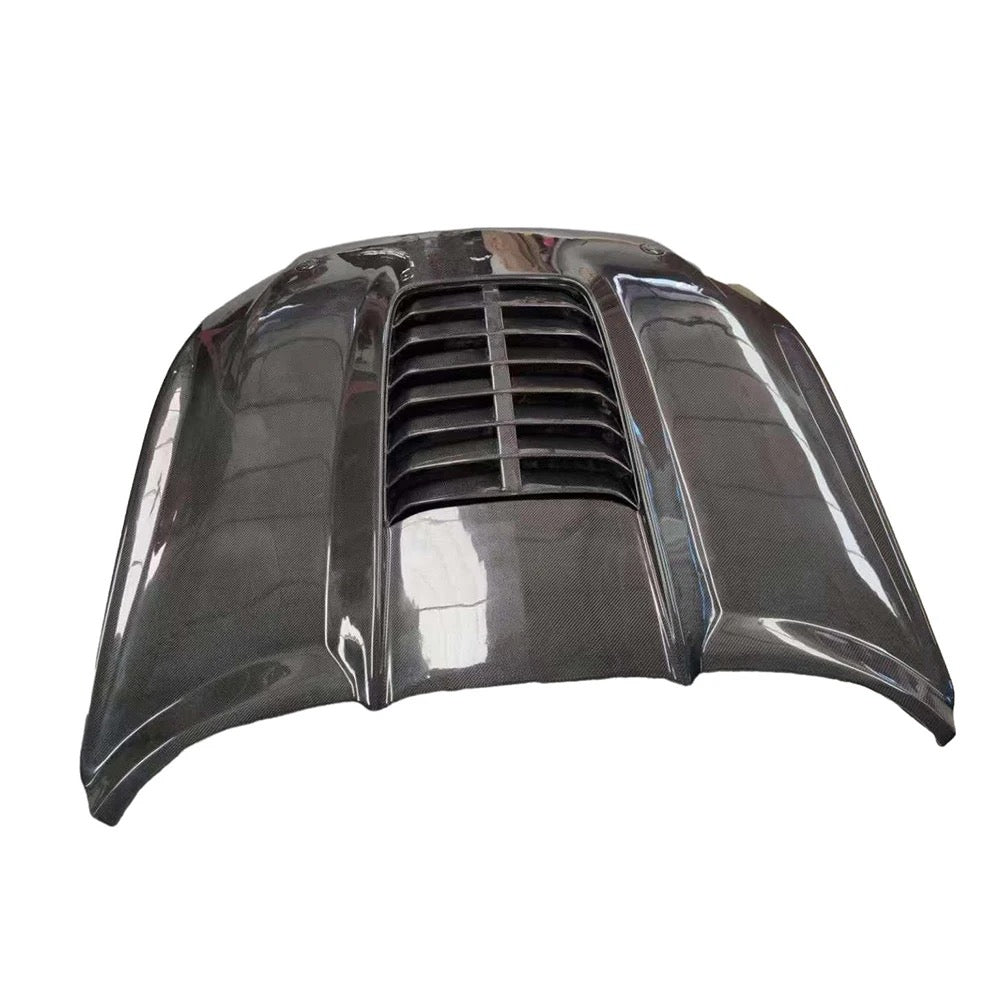 OAC GT500 Carbon Fiber hood for 15-23 Ford Mustang (Double/Single Sided)