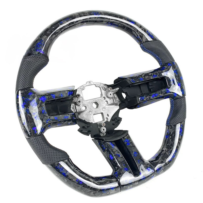 2010-2014 Ford Mustang GT V6 Carbon Fiber Steering Wheel (Customizable)