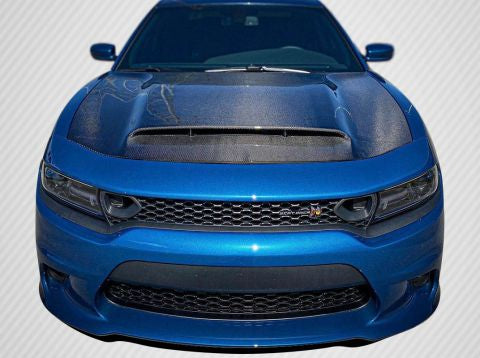 OAC “Demon” Style Carbon Fiber Hood for Dodge Charger SXT/RT/SCAT/Hellcat 2015-2024