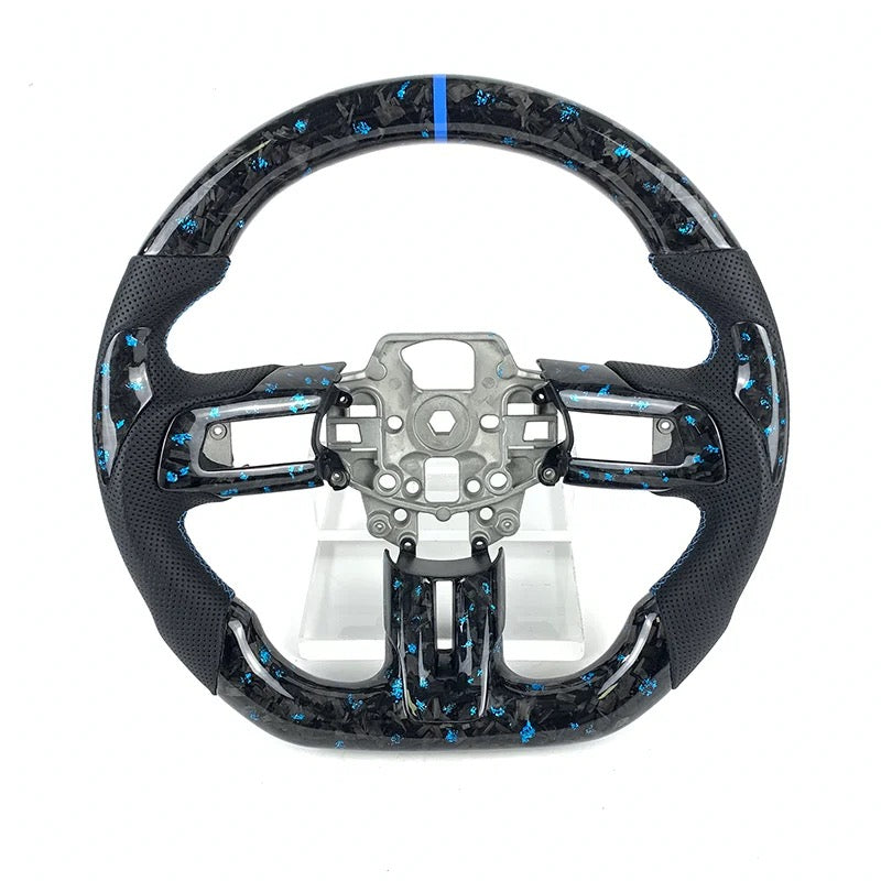 2015-2023 Ford Mustang Carbon Fiber Steering Wheel (Customizable)