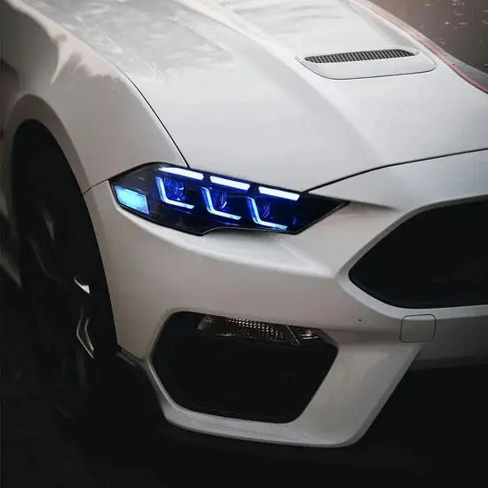 OAC S650 Style Headlights For 15-23 Ford Mustang With RGB Function & Sequential Turn Signals