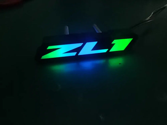 OAC Camaro “ZL1” Badge With Flow/Dynamic RGB Multicolor Function (App/Remote Controlled)