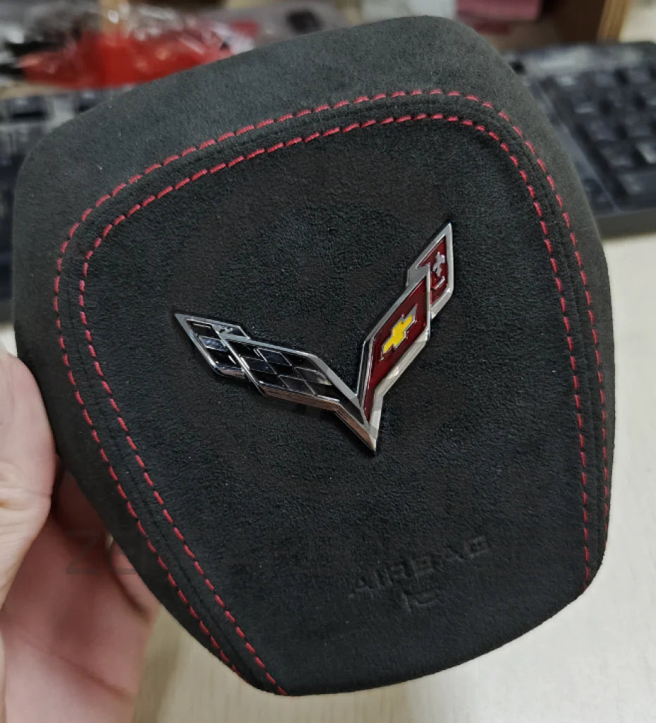 2014-2019 C7 Corvette Custom Air Bag Housing (Alcantara/Leather)