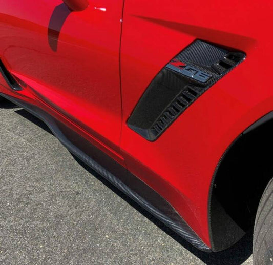 OAC Carbon Fiber OEM Style Side Skirts/Rocker Panels For Corvette C7 Z06/GS 2014-2019