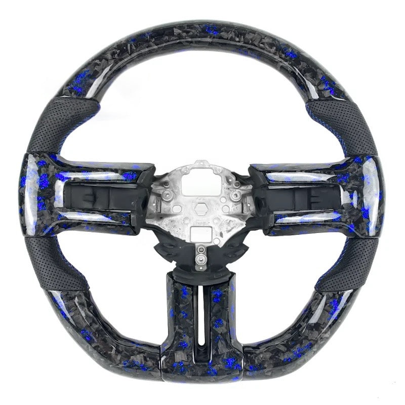 2010-2014 Ford Mustang GT V6 Carbon Fiber Steering Wheel (Customizable)