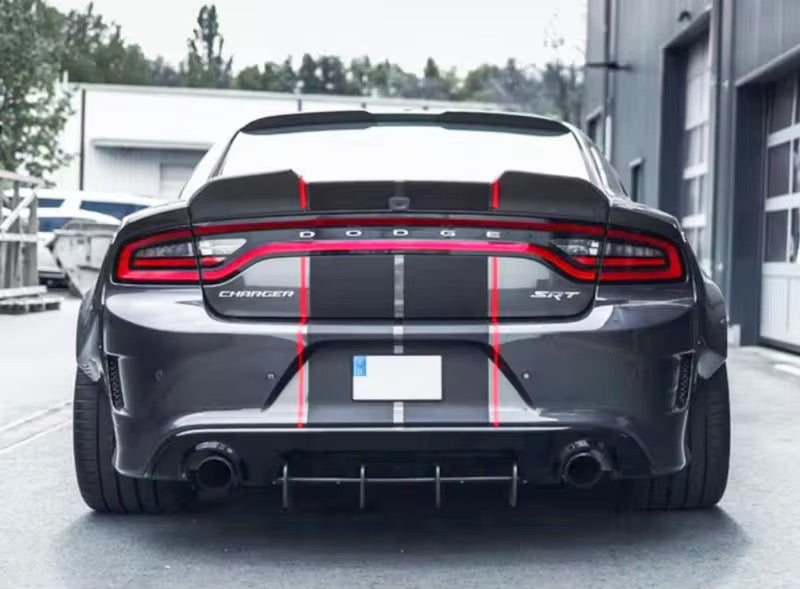 OAC Duckbill Style Carbon Fiber Rear Spoiler For Dodge Charger 2015-2023