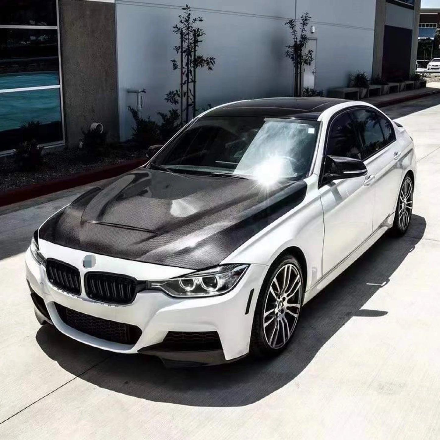 OAC “GTS” Style Carbon Fiber Hood For BMW F30 3-Series (2013-2018)