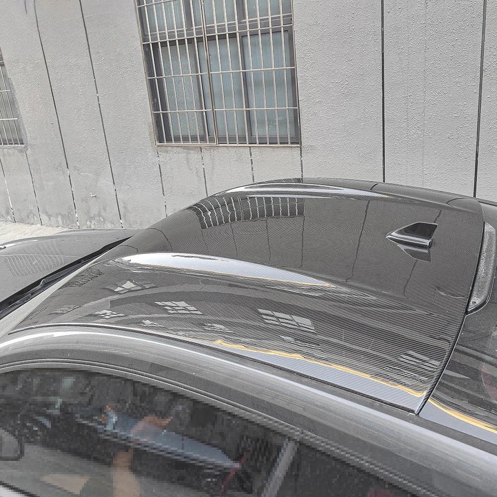 OAC Dry Carbon Fiber Roof Overlay Kit For Ford Mustang 2015-2024